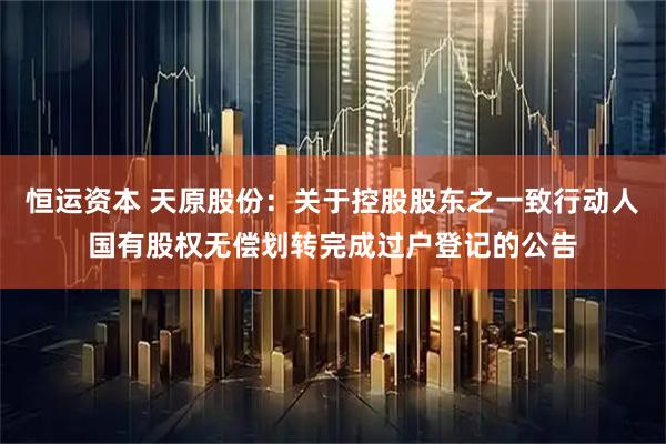 恒运资本 天原股份：关于控股股东之一致行动人国有股权无偿划转完成过户登记的公告