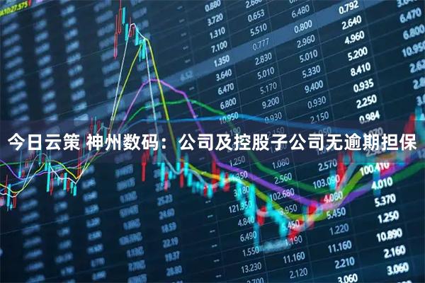 今日云策 神州数码：公司及控股子公司无逾期担保