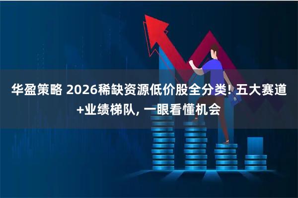 华盈策略 2026稀缺资源低价股全分类! 五大赛道+业绩梯队, 一眼看懂机会